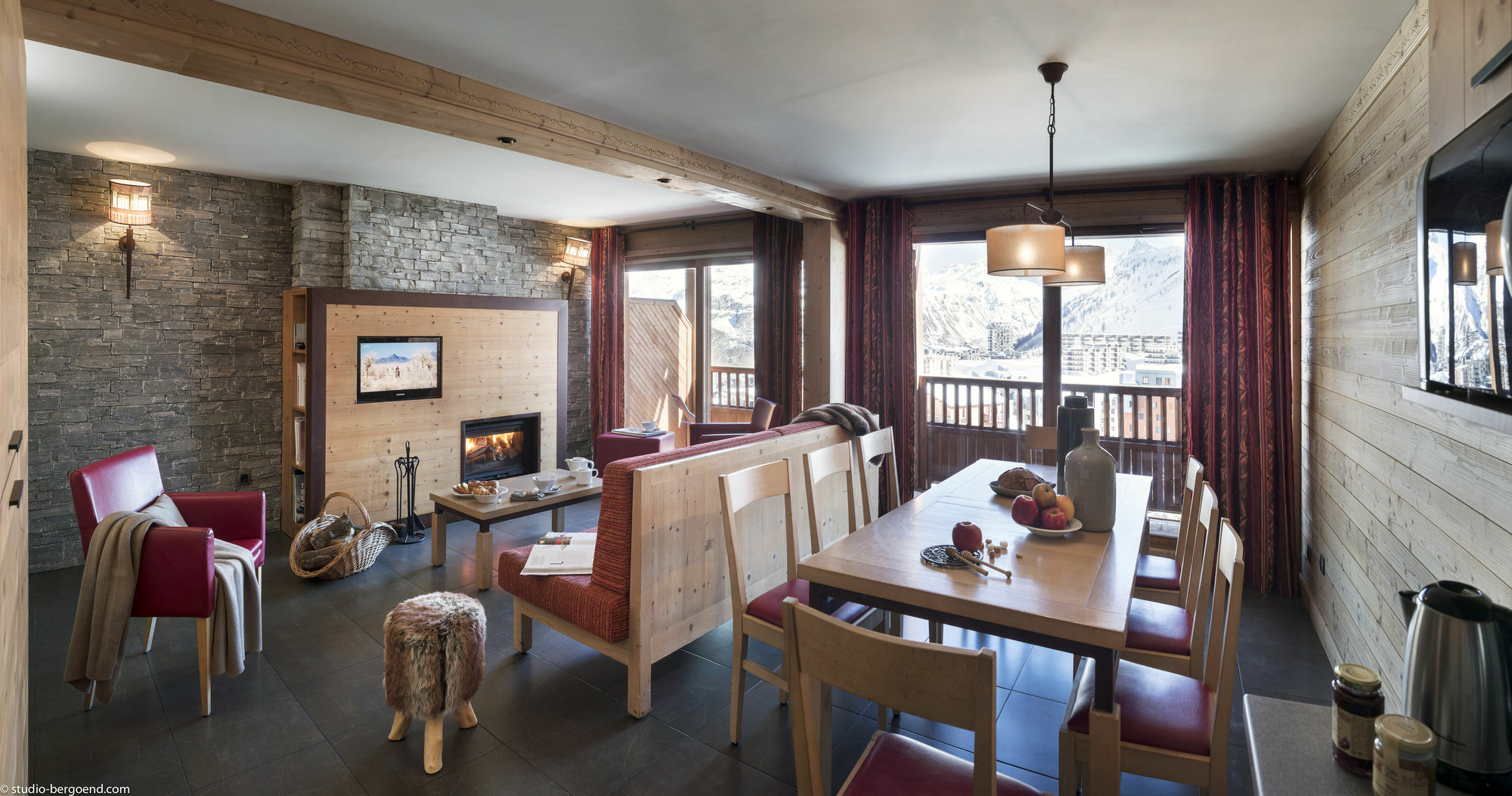 Chalets Montana Airelles Тинь Экстерьер фото